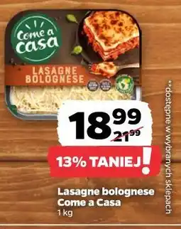 Netto Come a Casa Lasagne bolognese oferta