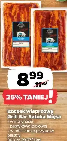 Netto Boczek wieprzowy Grill Bar Sztuka Mięsa oferta