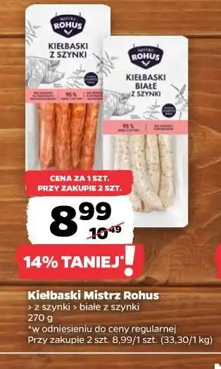 Netto Kiełbaski Mistrz Rohus oferta