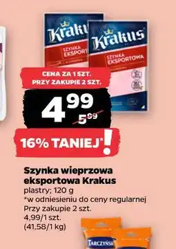 Netto Szynka wieprzowa eksportowa Krakus oferta