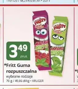 Marketvita Guma rozpuszczalna Fritt Malina oferta