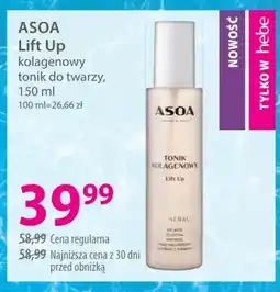 Hebe Tonik do twarzy Asoa oferta