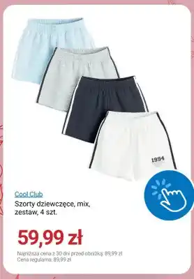 Szorty dziewczęce Cool Club 4-pak