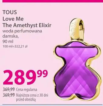 Hebe Woda perfumowana damska tous oferta