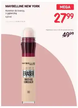 Rossmann Korektor do twarzy z gąbeczką Maybelline New York oferta