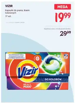 Rossmann Kapsułki do prania do tkanin kolorowych Vizir 17-pak oferta