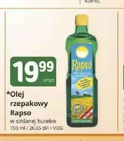 Marketvita Olej rzepakowy Rapso oferta