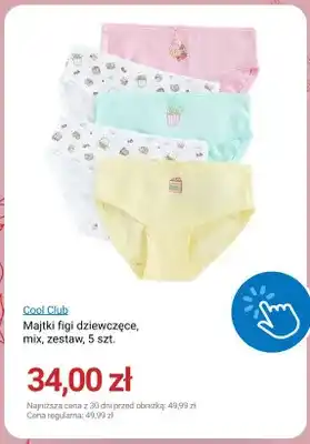 Majtki figi dziewczęce Cool Club 5-pak