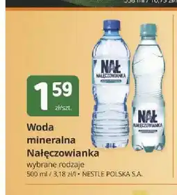 Marketvita Woda mineralna Nałęczowianka niegazowana oferta