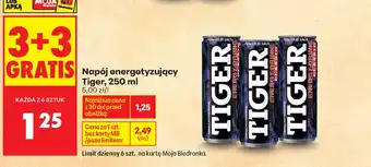 Biedronka Napój energetyczny Tiger oferta