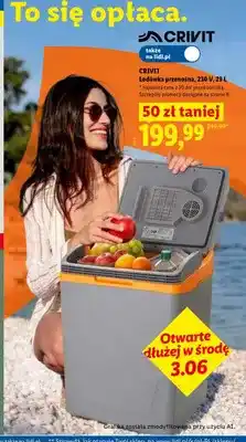 Lidl Lodówka przenośna Crivit oferta