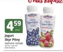 Marketvita Jogurt pitny Piątnica Skyr jagoda oferta