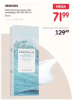 Rossmann Krem-serum do twarzy SKIN1004 lekki nawilżający SPF 50+ PA++++ oferta