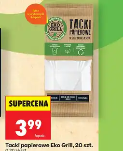 Biedronka Tacka papierowa Eko Grill oferta