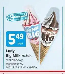 Marketvita Lody Big Milk rożek czekoladowy oferta