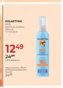 Jawa Drogerie Pianka po opalaniu Kolastyna SOS oferta