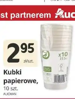 Marketvita Kubki papierowe Auchan oferta