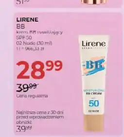 Jawa Drogerie Krem BB nawilżający SPF 50 Lirene BB 02 Nude oferta
