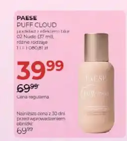 Jawa Drogerie Podkład z efektem blur Paese Puff Cloud 02 Nude oferta