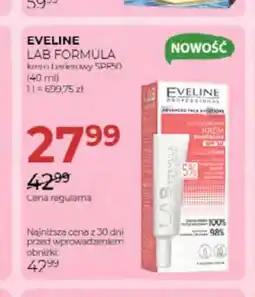Jawa Drogerie Krem do twarzy barierowy SPF50 Eveline Lab Formula oferta