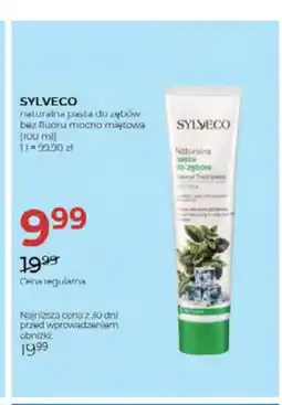 Jawa Drogerie Pasta do zębów Sylveco naturalna mocno miętowa bez fluoru oferta