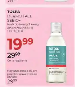 Jawa Drogerie Tonik do twarzy Dermo Face Sebio+ Tołpa oferta