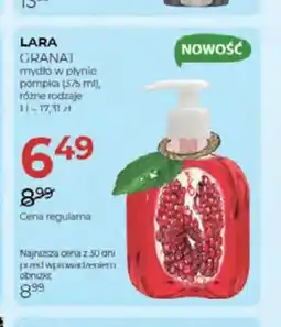 Jawa Drogerie Mydło w płynie Lara Granat oferta