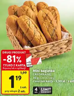 Intermarche Mini bagietka La Lorraine oferta