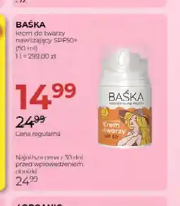 Jawa Drogerie Krem do twarzy nawilżający SPF50+ Baśka oferta