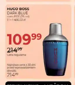 Jawa Drogerie Woda toaletowa Hugo Boss Dark Blue oferta