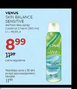 Jawa Drogerie Dezodorant damski w sprayu Venus Skin Balance Sensitive oferta