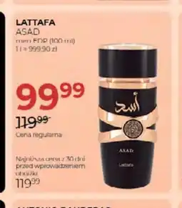 Jawa Drogerie Woda perfumowana Lattafa Asad oferta