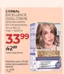 Jawa Drogerie Farba do włosów L'Oreal Excellence Cool Creme 8,11 Ultra Popielaty Jasny Blond oferta