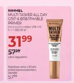 Jawa Drogerie Baza pod makijaż Rimmel Multi Tasker All Day Grip & Breathable Primer oferta