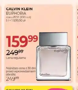 Jawa Drogerie Woda toaletowa Calvin Klein Euphoria oferta