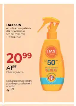 Jawa Drogerie Emulsja do opalania dla dzieci Dax Sun triger SPF50 oferta