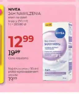 Jawa Drogerie Krem do twarzy na dzień kojący Nivea 24H Nawilżenia oferta