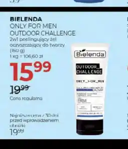 Jawa Drogerie Żel oczyszczający do twarzy 2w1 peelingujący Bielenda Only For Men Outdoor Challenge oferta