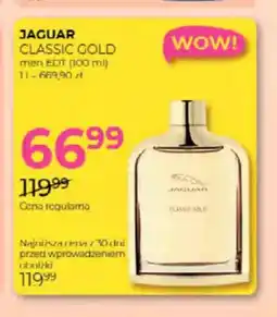 Jawa Drogerie Woda toaletowa Jaguar Classic Gold oferta