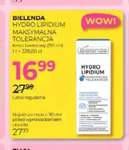 Jawa Drogerie Krem do twarzy barierowy Bielenda Hydro Lipidium Maksymalna Tolerancja oferta