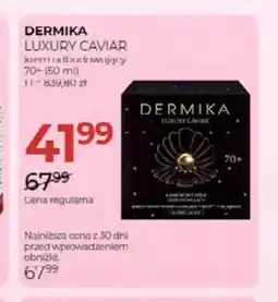 Jawa Drogerie Krem do twarzy odbudowujący 70+ Dermika Luxury Caviar oferta