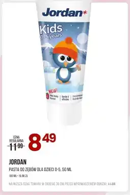 Drogerie Natura Pasta do zębów dla dzieci Jordan Kids 0-5 oferta