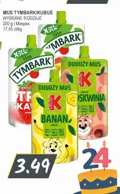 Słoneczko Mus Tymbark truskawka oferta