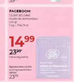 Jawa Drogerie Masło do demakijażu Superstar FaceBoom oferta