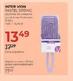 Jawa Drogerie Szczotka do czesania przelotowa fioletowa Inter Vion Pastel Spring oferta