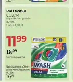 Jawa Drogerie Kapsułki do prania Pro Wash Color 12-pak oferta