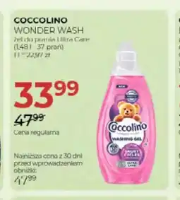 Jawa Drogerie Żel do prania Coccolino Wonder Wash Ultra Care oferta