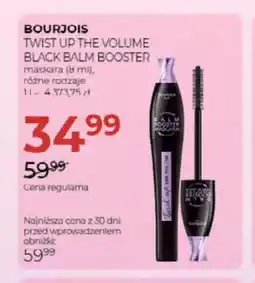 Jawa Drogerie Maskara Bourjois Twist Up The Volume Black Balm Booster oferta