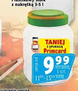 Prim Market Plastikowy słoik z nakrętką oferta