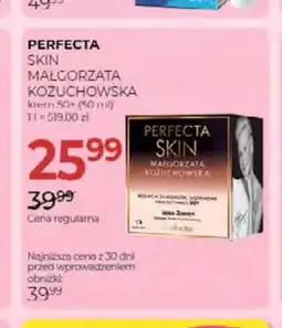 Jawa Drogerie Krem do twarzy 50+ Perfecta Skin Małgorzata Kożuchowska oferta
